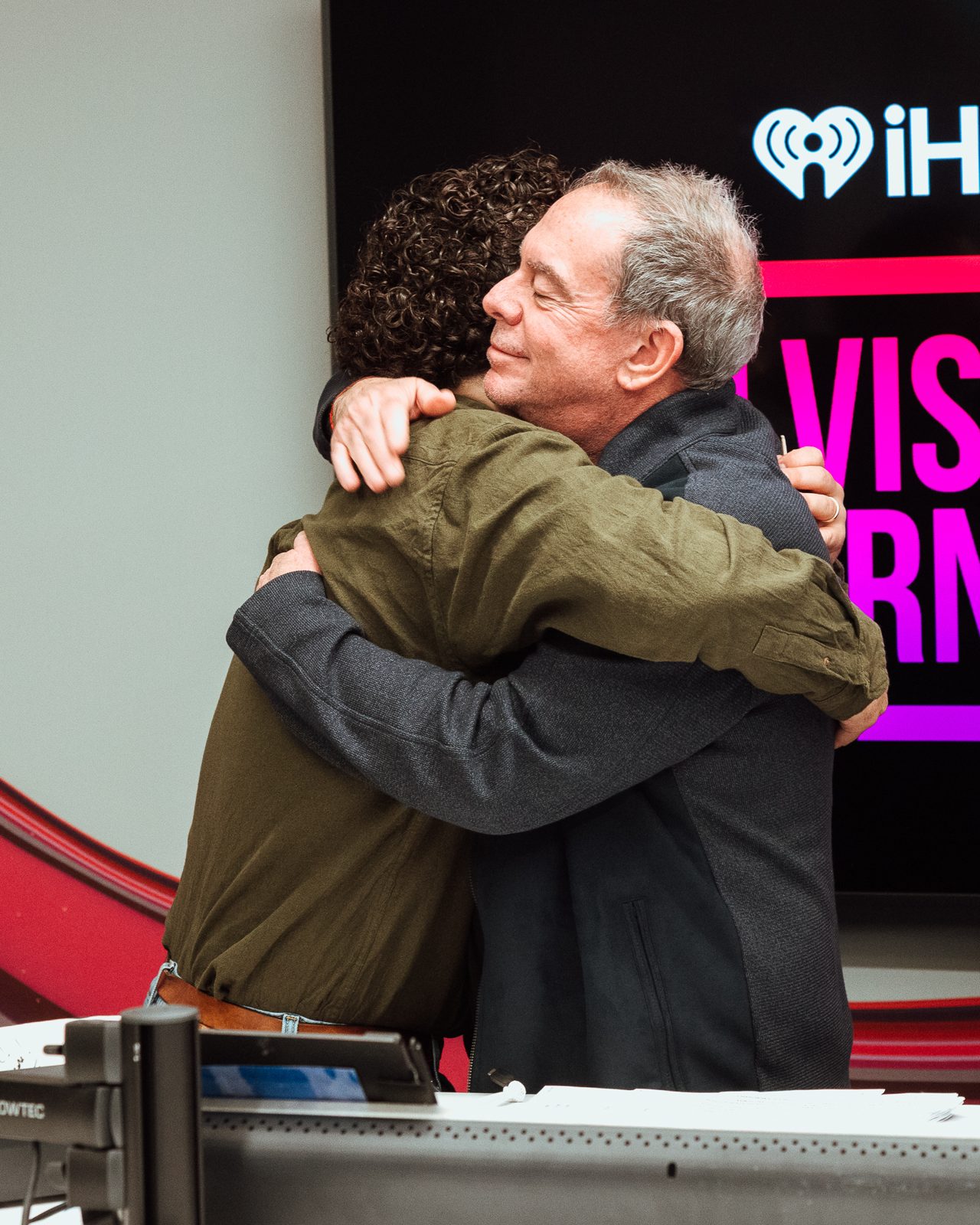 John Stessel with Elvis Duran